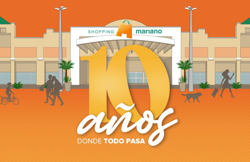 Campaña 10 años del Shopping Mariano